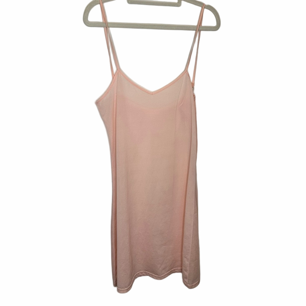 Amazon Pink Slip Dress Size Medium